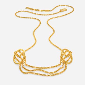 Summer Fling Fringe Gold Necklaces