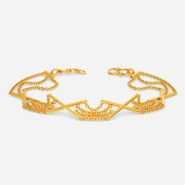 Fringe Thrill Gold Bracelets