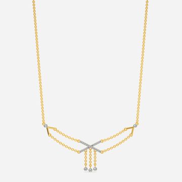 Fringe N Flair Diamond Necklaces