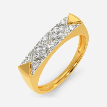 Sead Bead Fringe Diamond Rings
