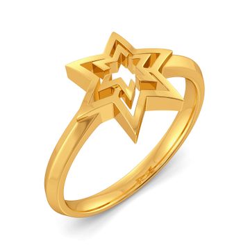 Be The Star Gold Rings