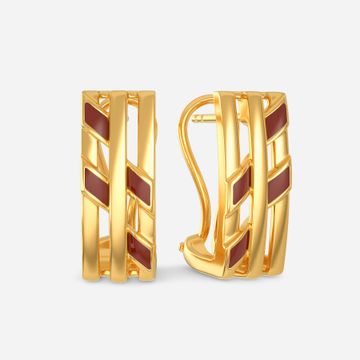 The Aviator Club Gold Earrings