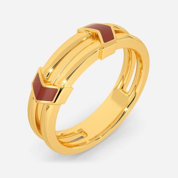 Tawny Trips Gold Rings