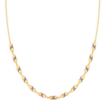 Lilac Palette Gold Necklaces