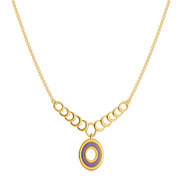Laze in Lilac Gold Necklaces