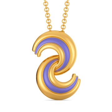 Laze in Lilac Gold Pendants