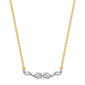 Decked Out in Feathers Diamond Necklaces