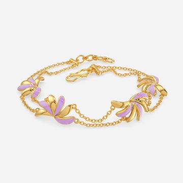 Simply Lilac Gold Bracelets