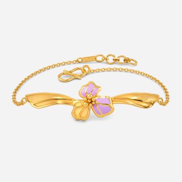 Blooming Lilac Gold Bracelets