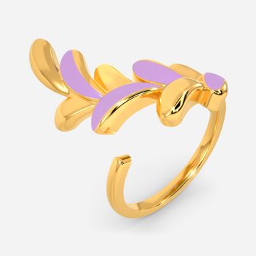 My Kinda Lilac Gold Rings