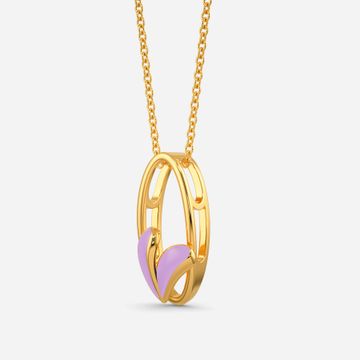 My Kinda Lilac Gold Pendants