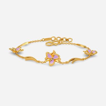 Work It Lilac Gold Bracelets