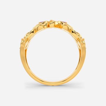 Lilac Sky Gold Rings