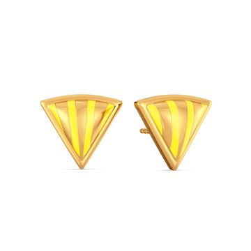 Citrus Cue Gold Earrings