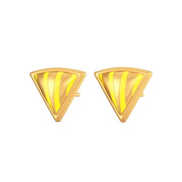 Citrus Cue Gold Earrings
