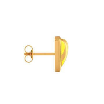 Citrus Cue Gold Earrings