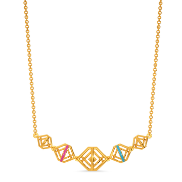 Summer Hues Gold Necklaces