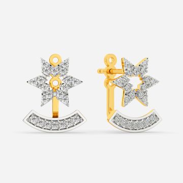 The Star Logo Diamond Earrings