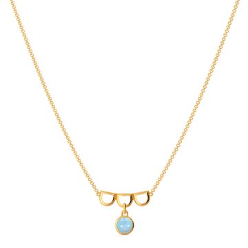 Alice Blue 
 Gemstone Necklace