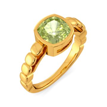 Honeydew Green Gemstone Rings