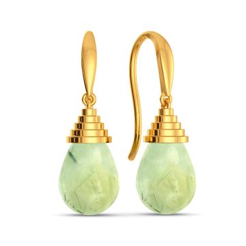 Green Is In Gemstone Earrings
