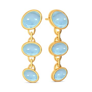 Blue Hues Gemstone Earrings