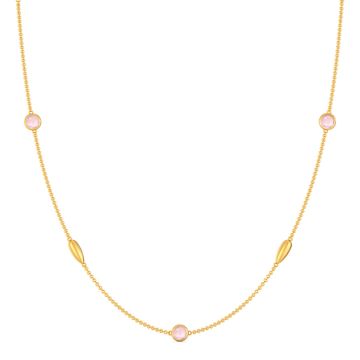 Dews of Pink Gemstone Necklaces