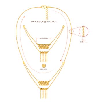 Leather Weather Gold Necklaces