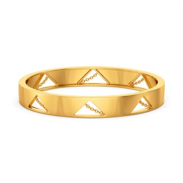 Chic Suede Gold Bangles