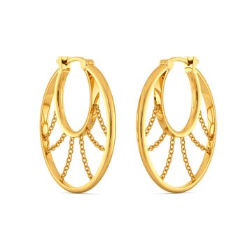 Chained to You Gold Earrings