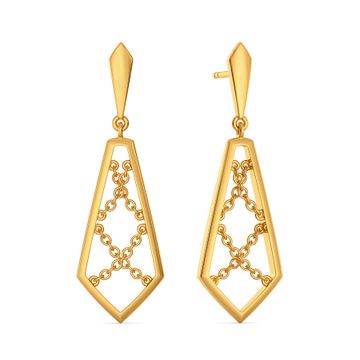 Punk Power Gold Earrings