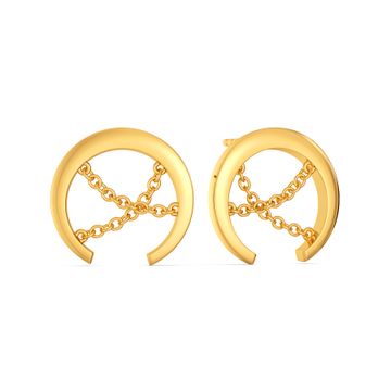 Feisty Forevers Gold Earrings