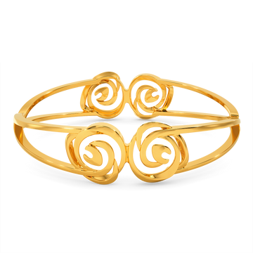 Blooming Dale Gold Bangles
