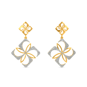 Dare to Bloom Diamond Earrings