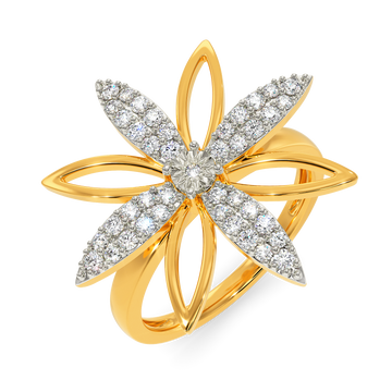 Dare to Bloom Diamond Rings