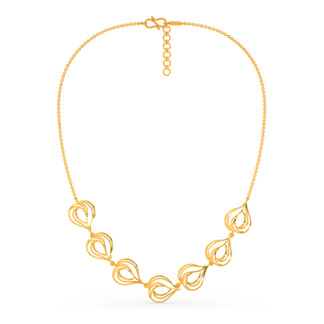 Heart O Bloom Gold Necklaces
