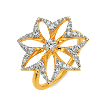Bloom Like Magnolia Diamond Rings