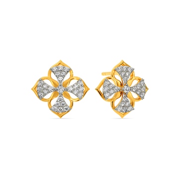 Bloom Like Magnolia Diamond Earrings