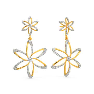 Flora Power Diamond Earrings