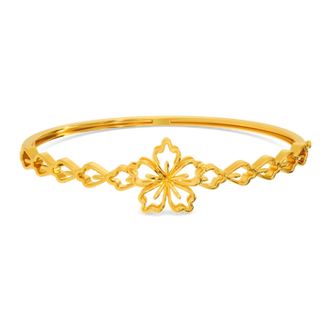 Party in Blooms Gold Bangles