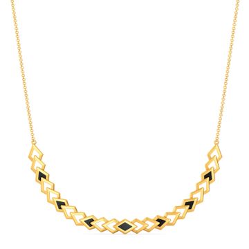 Trenched Out Gold Necklaces