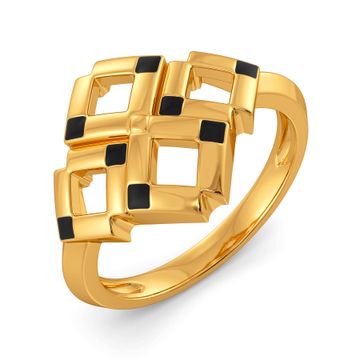 Neo Notions Gold Rings