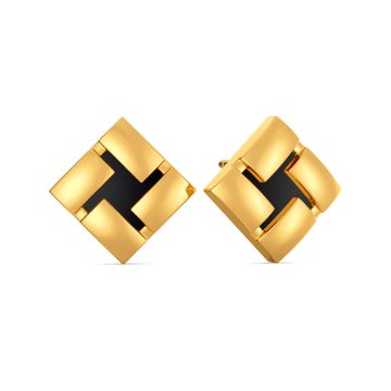 Matrix Fashion Gold Earrings