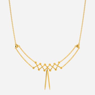 Twistie Lace Gold Necklaces