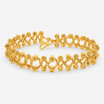 Laced Together Gold Bracelets