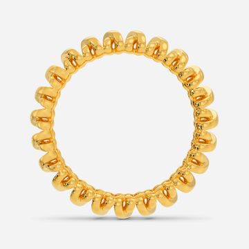 Kriss Kross Lace Gold Rings