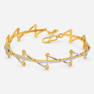 Hidden Knot Lace Diamond Bracelets