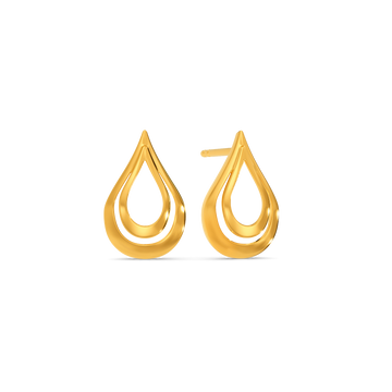 Preppy Layers Gold Earrings