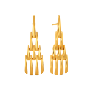 Layer O Layer Gold Earrings