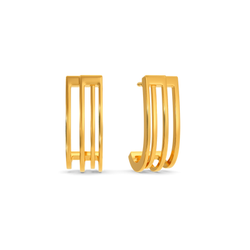 Layer O Layer Gold Earrings